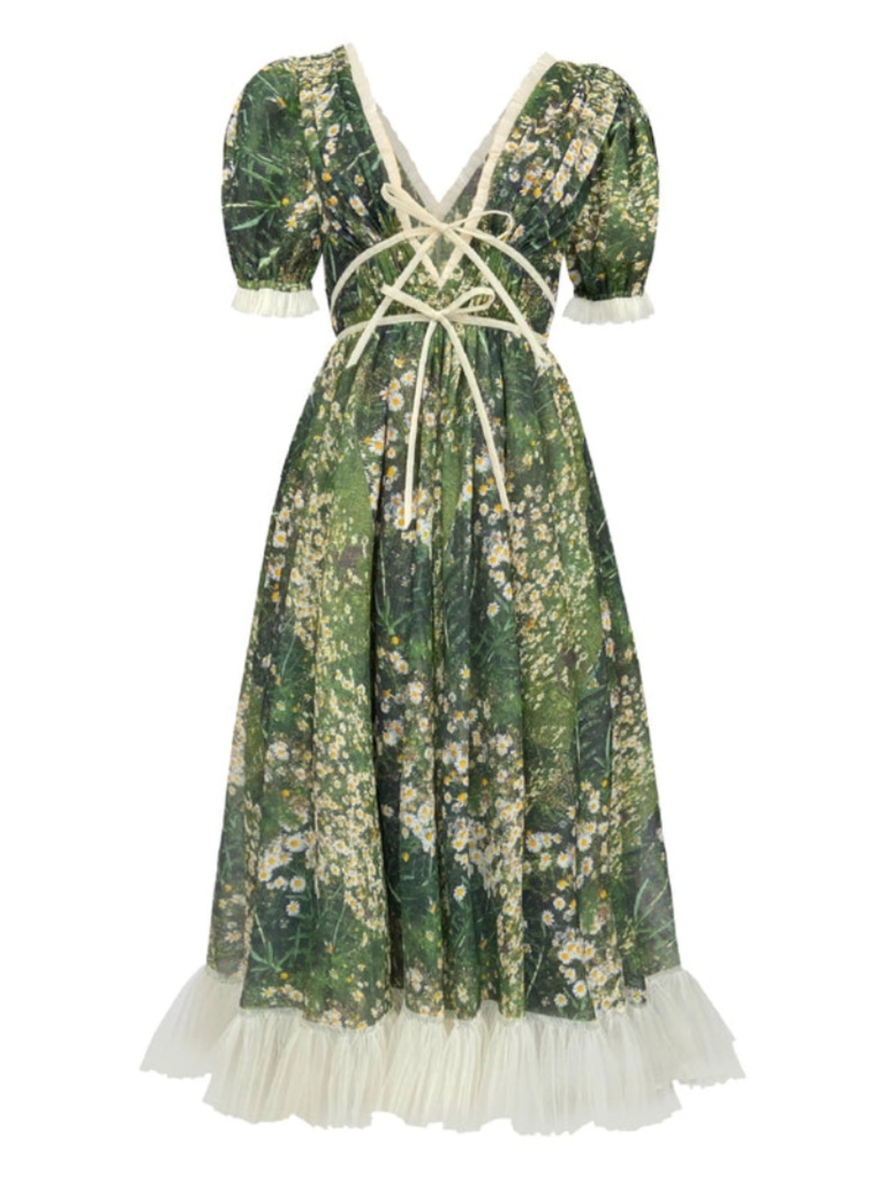 Lirika Matoshi Daisy (green) Dress Size Small